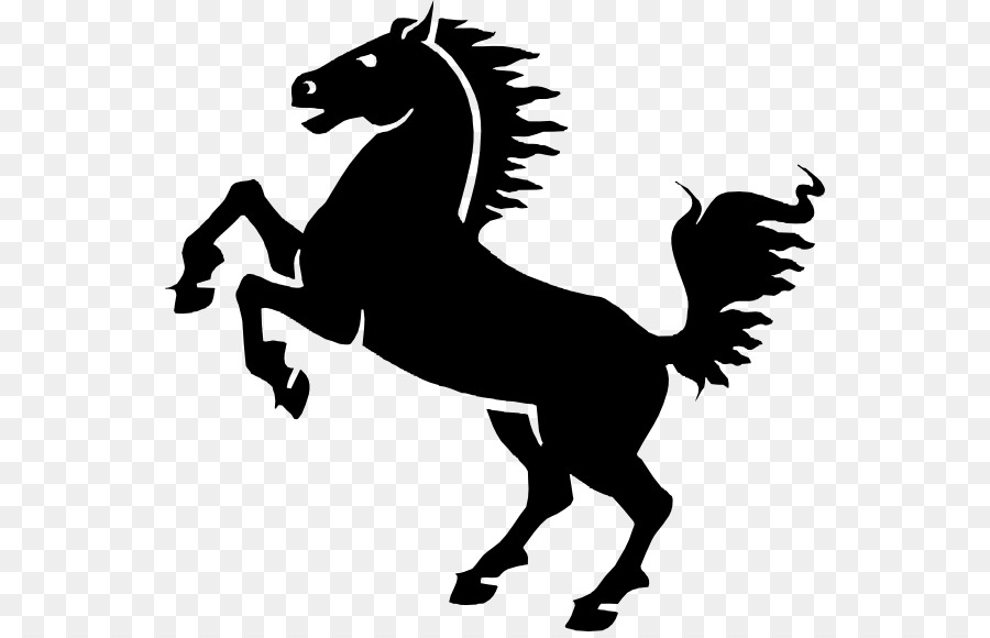 Friesian horse Arabian horse Mustang Clip art - Mustang Logo Vector png download - 600*574 - Free Transparent Friesian Horse png Download.