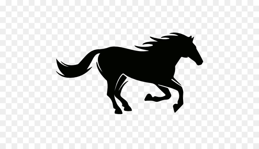 Mustang American Miniature Horse Silhouette Clip art - arab png download - 512*512 - Free Transparent Mustang png Download.