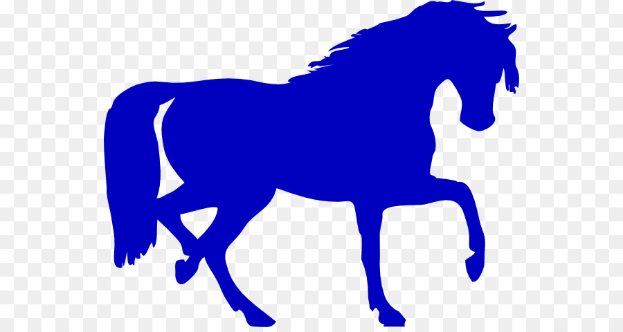 Mustang Silhouette Drawing Clip art - Blue Horse Cliparts png download - 600*473 - Free Transparent Mustang png Download.
