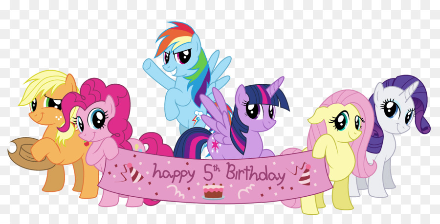 My Little Pony Pinkie Pie Birthday Greeting & Note Cards - My little pony png download - 1700*840 - Free Transparent Pony png Download.