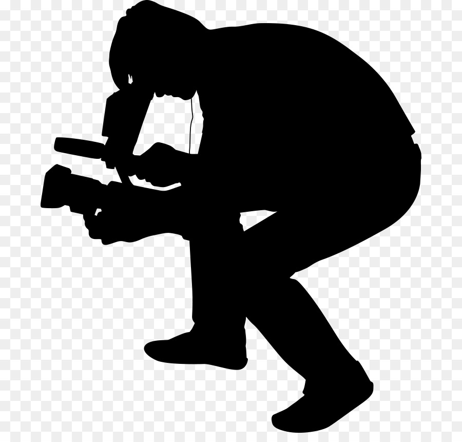 Camera Operator Shot Television - Silhouette png download - 742*842 - Free Transparent Camera Operator png Download.