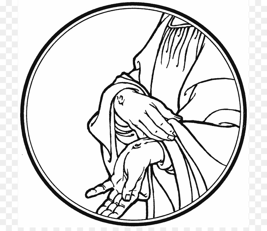 Black and white Line art Drawing Clip art - Black And White Drawings Of Jesus png download - 777*768 - Free Transparent  png Download.