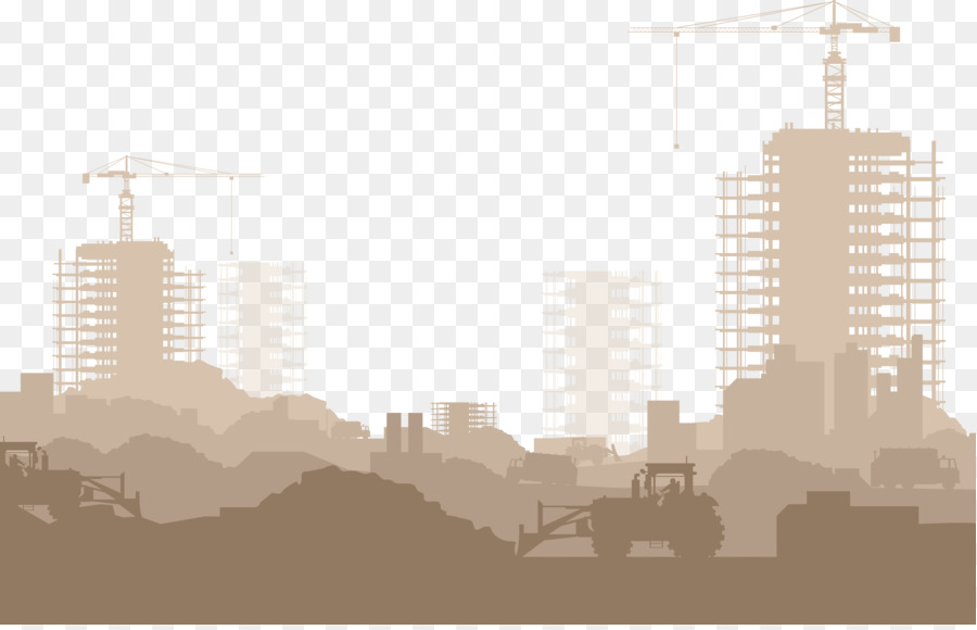 Silhouette - Industrial town vector png download - 5833*3729 - Free Transparent Silhouette png Download.