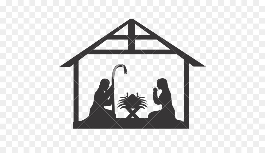 nativity star silhouette png