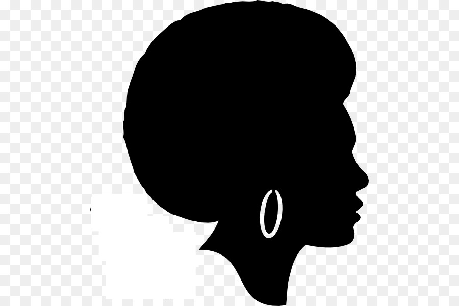 Afro Silhouette Black Clip art - afro png download - 546*600 - Free Transparent Afro png Download.