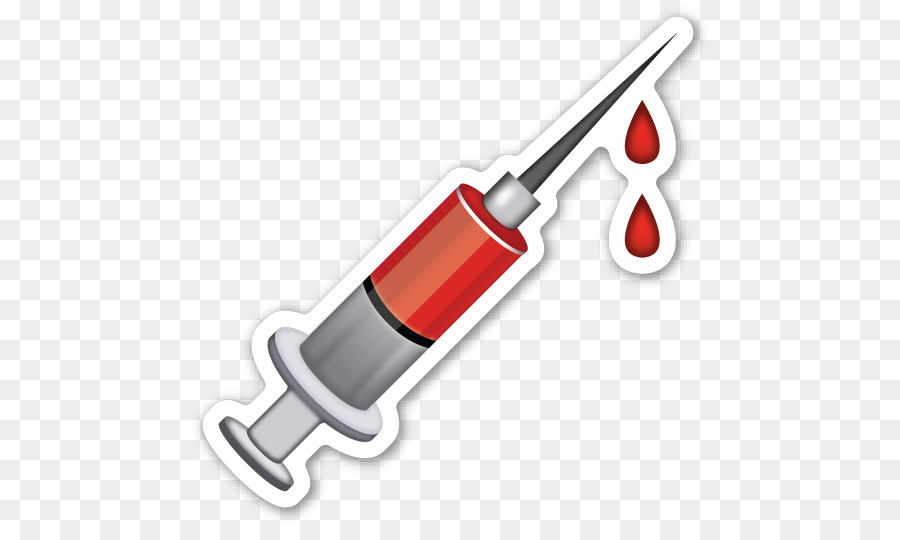 Emoji Syringe Sticker Hypodermic needle Hand-Sewing Needles - Needle png download - 528*528 - Free Transparent Emoji png Download.