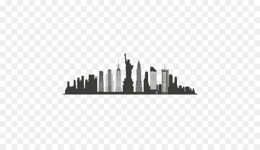 New York City Skyline Silhouette - city silhouette png download - 512*512 - Free Transparent New York City png Download.