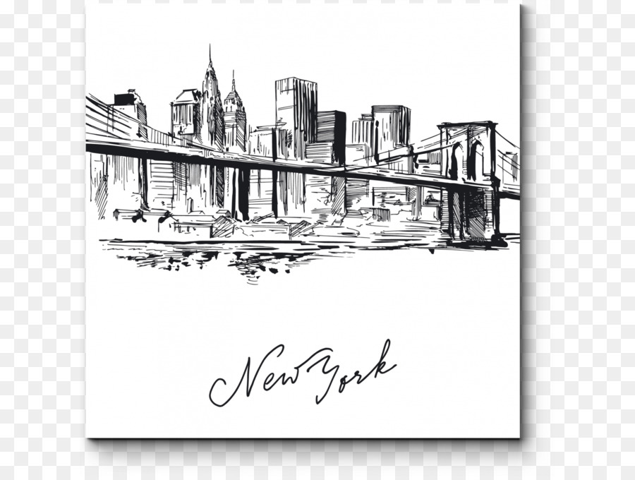 New York City Drawing Vector graphics Skyline Illustration - new york city silhouette png download - 1400*1050 - Free Transparent New York City png Download.