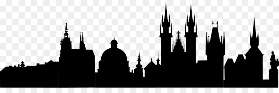 Prague Silhouette Skyline Clip art - Mosque silhouette vector black church png download - 2690*845 - Free Transparent Prague png Download.