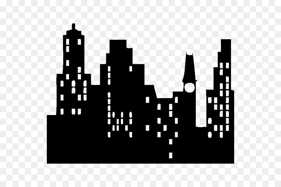 New York City Silhouette Sticker Skyline Clip art - Silhouette png download - 600*600 - Free Transparent New York City png Download.
