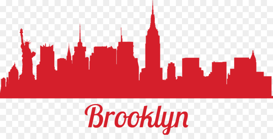 New York City Skyline Wall decal Sticker - painting png download - 1024*507 - Free Transparent New York City png Download.