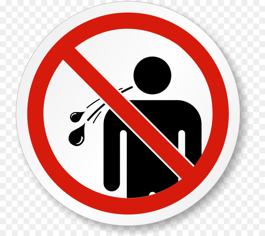 Spitting No symbol Sign Clip art - lg png download - 800*800 - Free Transparent Spitting png Download.