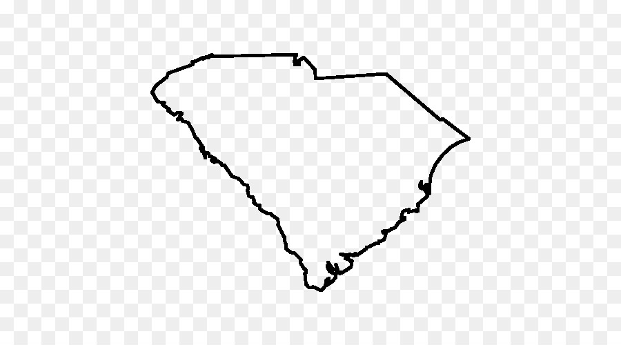 South Carolina North Carolina U.S. state Map Clip art - others png download - 500*500 - Free Transparent  png Download.
