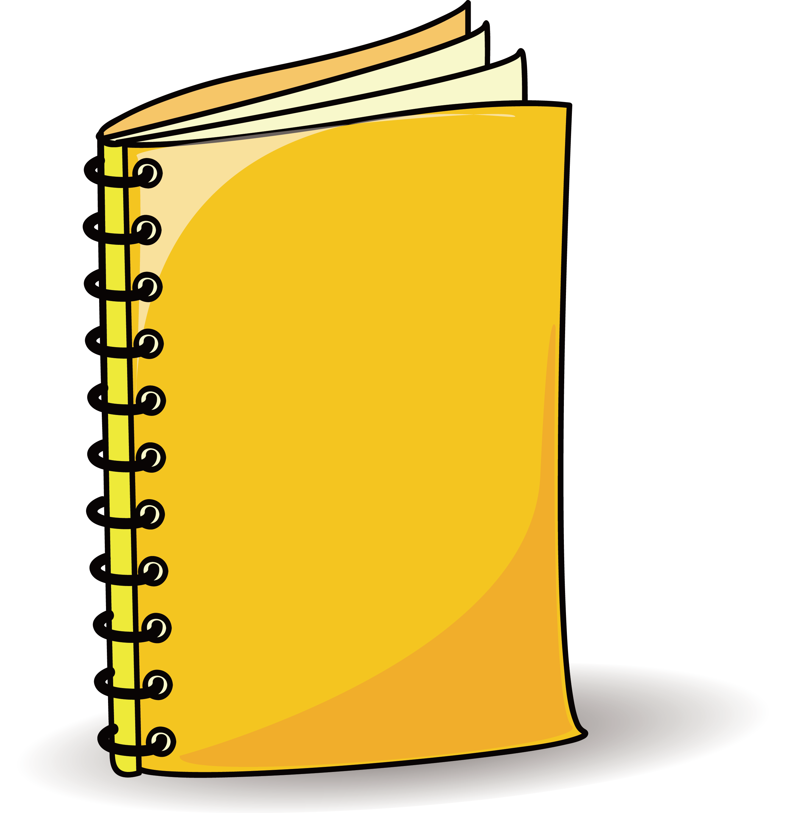 Notebook Paper School Clip art - Yellow Notepad Technology elements png