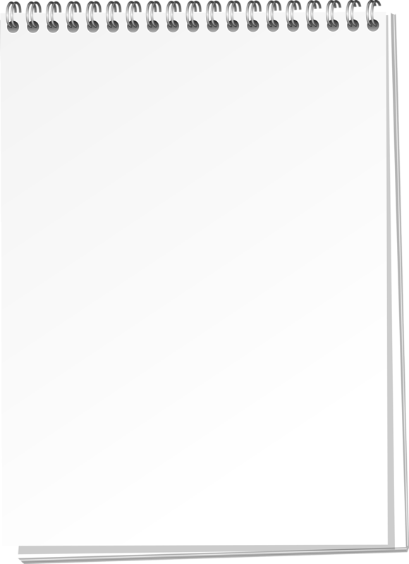 Paper Notebook Notepad Computer File White Notepad Png Download 580 800 Free Transparent Png Download Clip Art Library