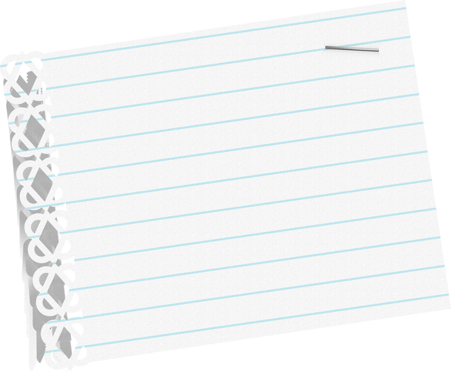 Paper White Notepad Computer File - Creative Notebook Png Download 