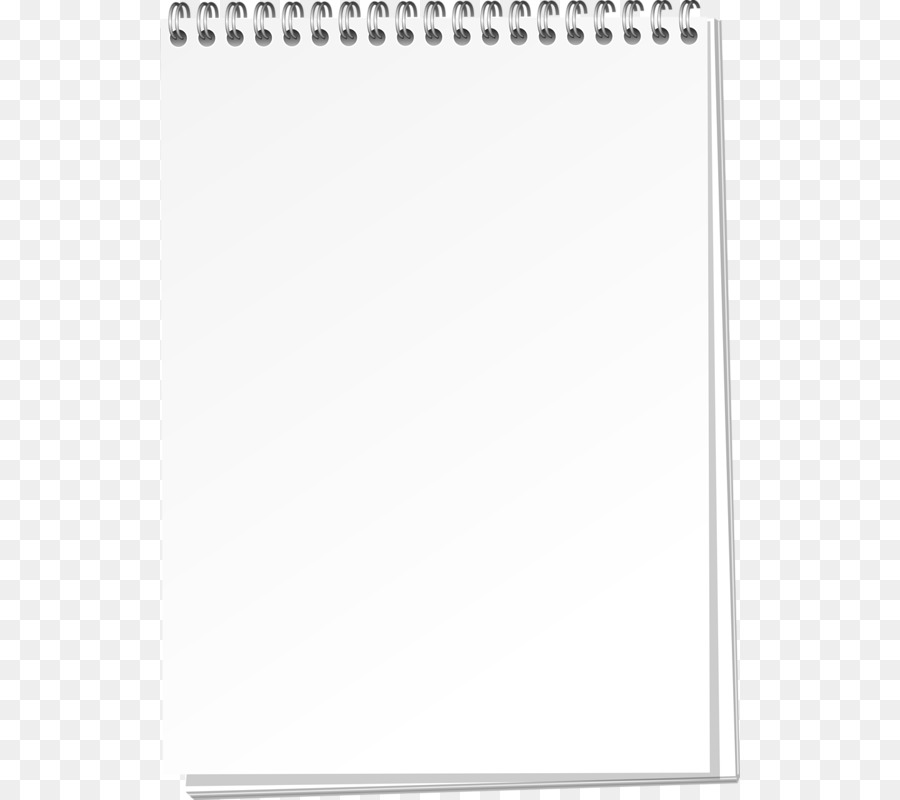 Paper Notebook Notepad Computer file - White notepad png download - 580*800 - Free Transparent  png Download.