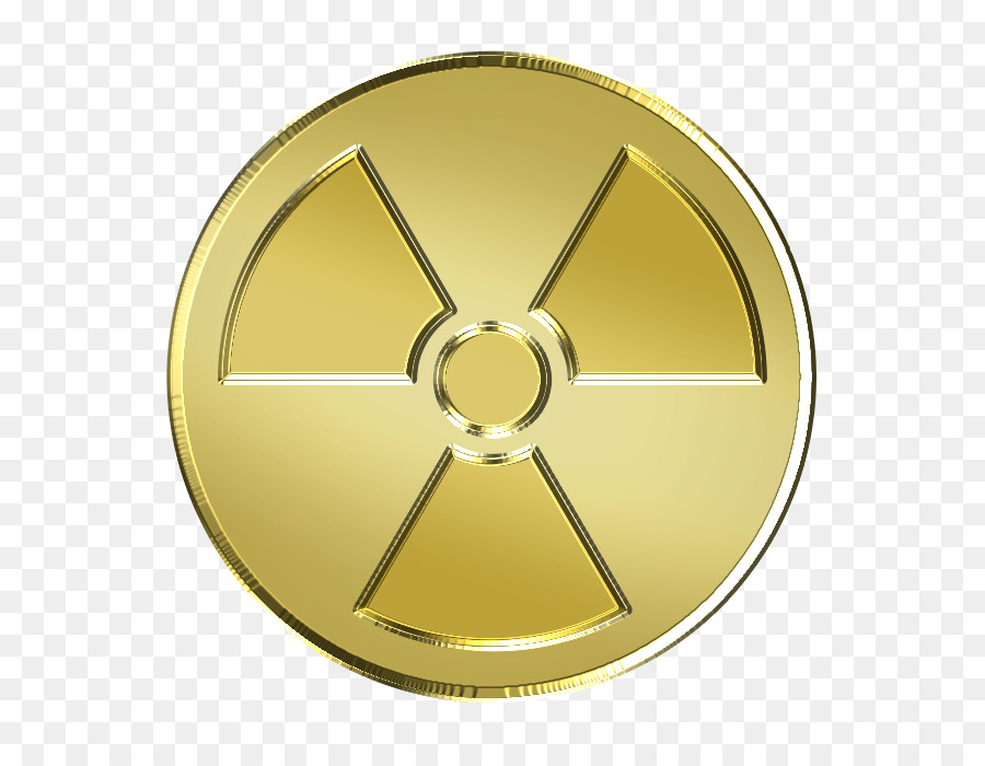 Symbol Nuclear weapon Gold - shape symbol png download - 648*689 - Free Transparent Symbol png Download.