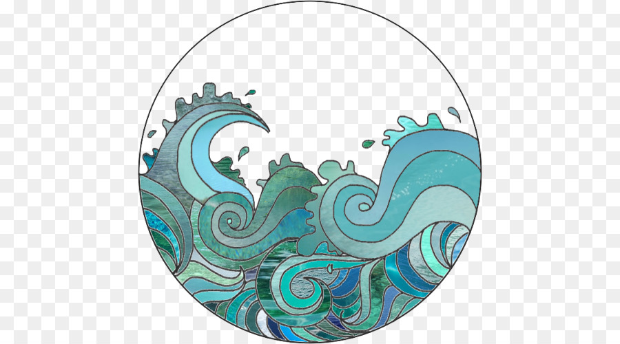 Drawing Wave Clip art - ocean waves png download - 500*500 - Free Transparent Drawing png Download.