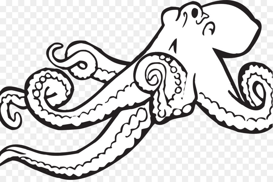 Octopus Clip art Vector graphics Openclipart Illustration - baby bear coloring pages 100 png download - 1600*1055 - Free Transparent Octopus png Download.