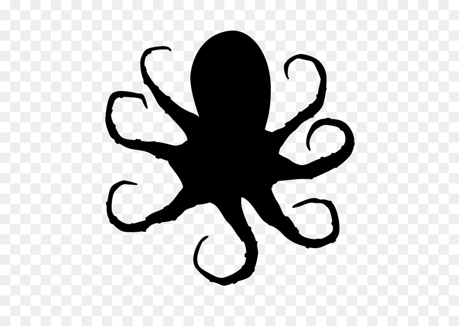 Octopus Silhouette Clip art - Silhouette png download - 640*640 - Free Transparent Octopus png Download.
