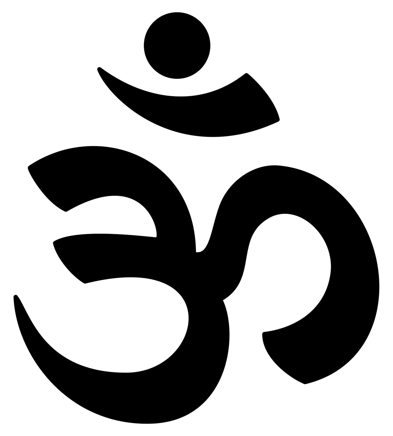 Symbol Om Meditation Mandala Hinduism Om Png Download 1264 1400 