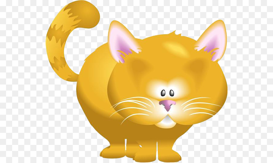 Cat Kitten Animation - Orange cat nose png download - 600*538 - Free Transparent  png Download.