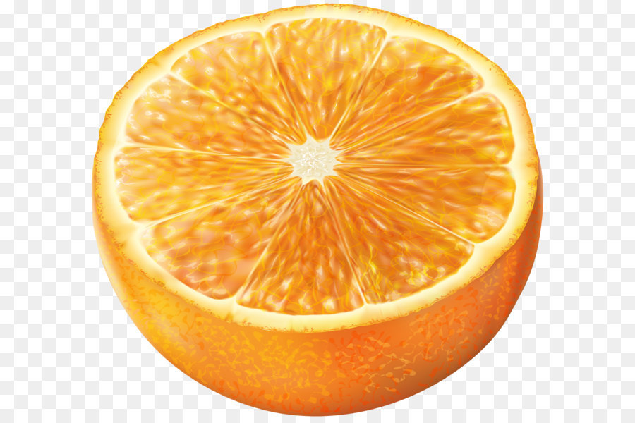 Blood orange Juice Tangerine - Half Orange Transparent PNG Clip Art png download - 3000*2748 - Free Transparent Grapefruit png Download.