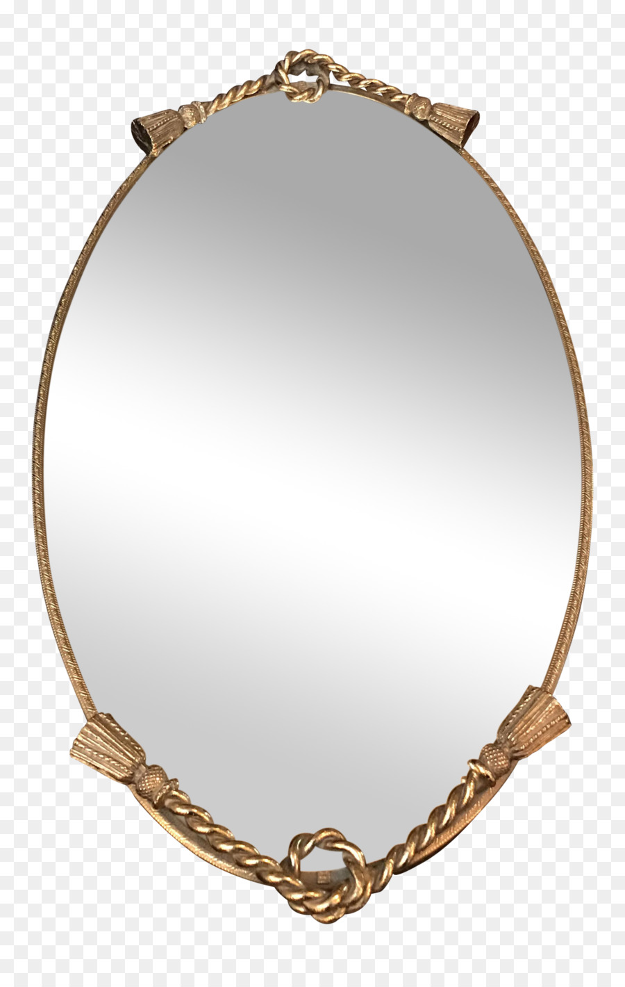 Tray Brass Mirror Oval M Chairish -  png download - 1879*2923 - Free Transparent Tray png Download.