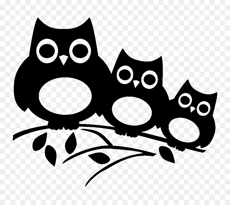 Owl Sticker Paper Silhouette Drawing - owl png download - 800*800 - Free Transparent Owl png Download.