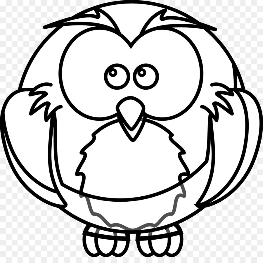 Snowy owl Drawing Outline Clip art - White Cartoon Cliparts png download - 1331*1302 - Free Transparent  png Download.