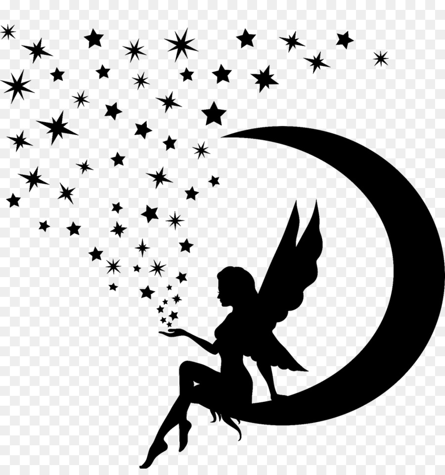 Silhouette Fairy Drawing Art Image - owl silhouette png moon png download - 1006*1059 - Free Transparent Silhouette png Download.