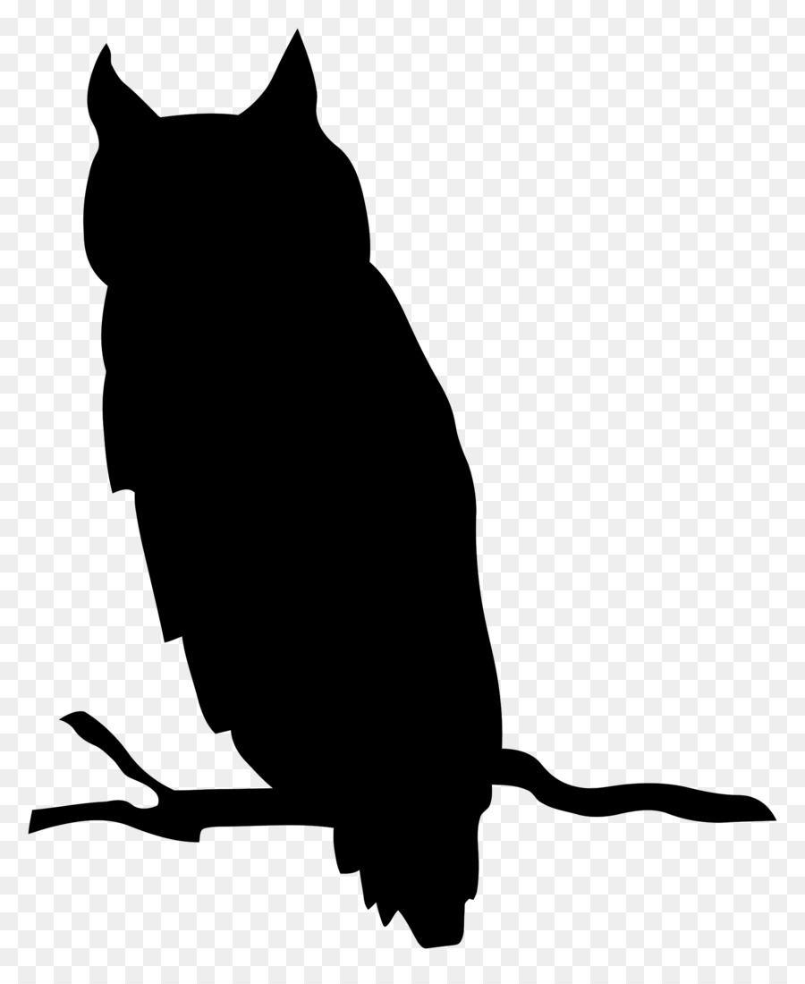 Owl Silhouette Clip art - black and white silhouette png download - 1978*2400 - Free Transparent Owl png Download.