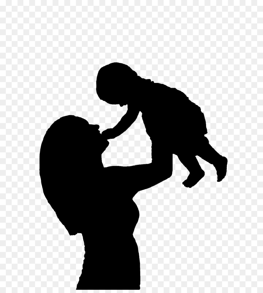 Silhouette Infant Mother Child Clip art - Silhouette png download - 764*989 - Free Transparent Silhouette png Download.