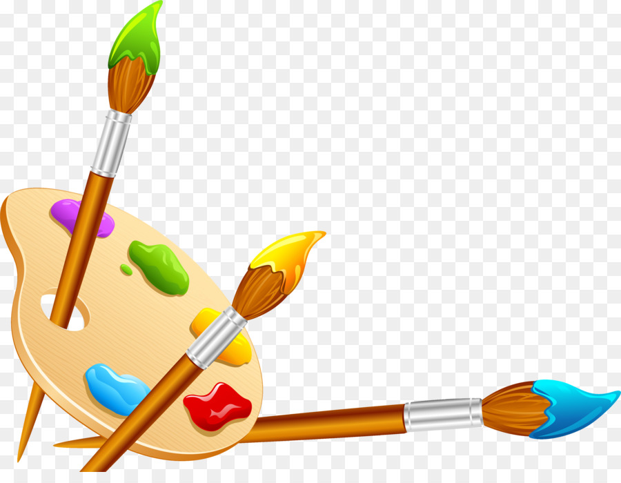 Painting Clip art - paintbrush boder png download - 3887*2952 - Free Transparent Painting png Download.