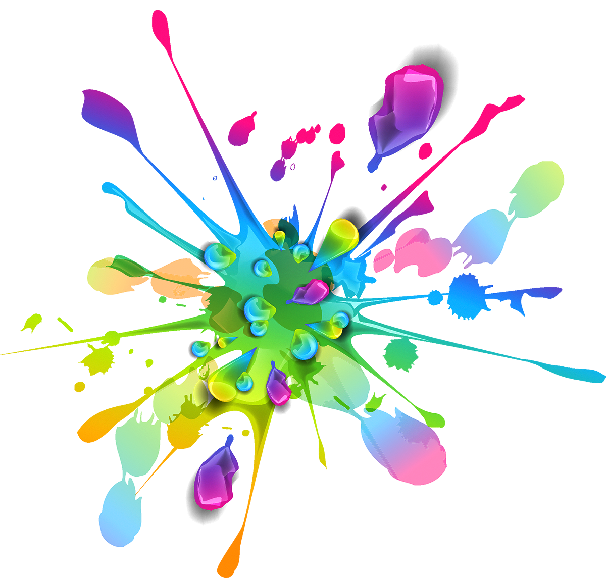 Splash Color Paint Paint Splash Png Download 12001147 Free