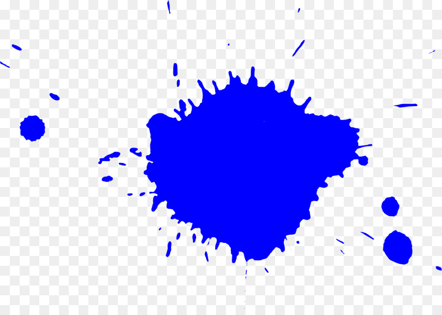Paint Blue - splatter png download - 3009*2096 - Free Transparent Paint png Download.