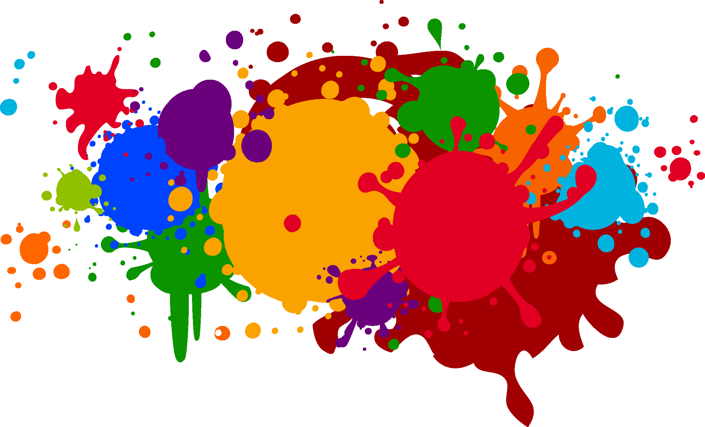 Color drips of paint background hd png - pikolmark