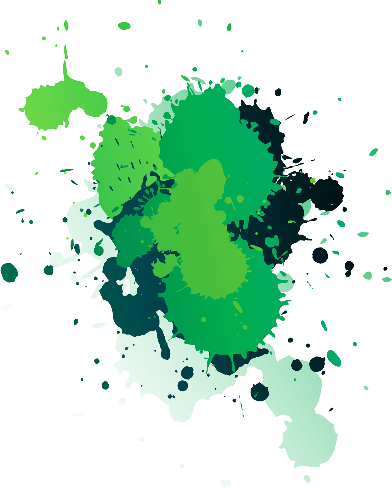 Green Paint Splatter Png Transparent Background Free