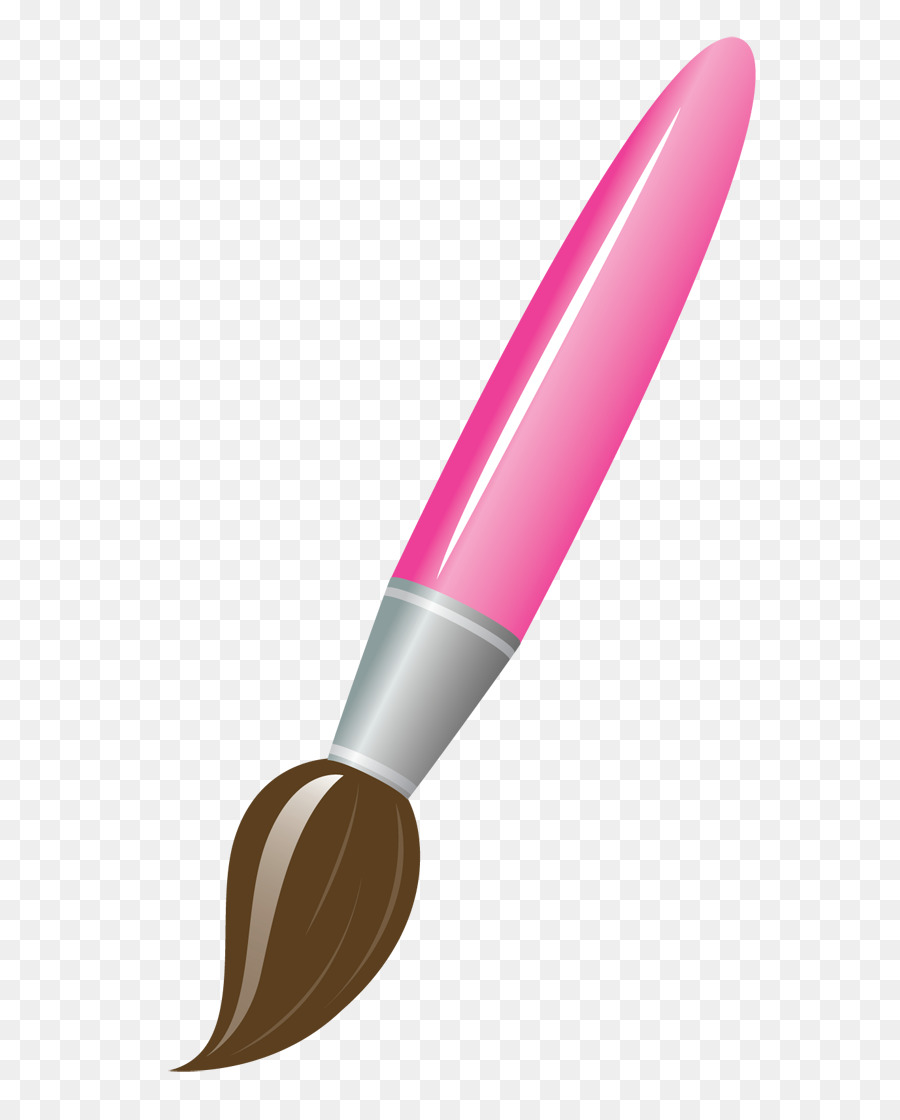 Paintbrush Drawing Clip art - pink paint png download - 800*1102 - Free Transparent Paintbrush png Download.
