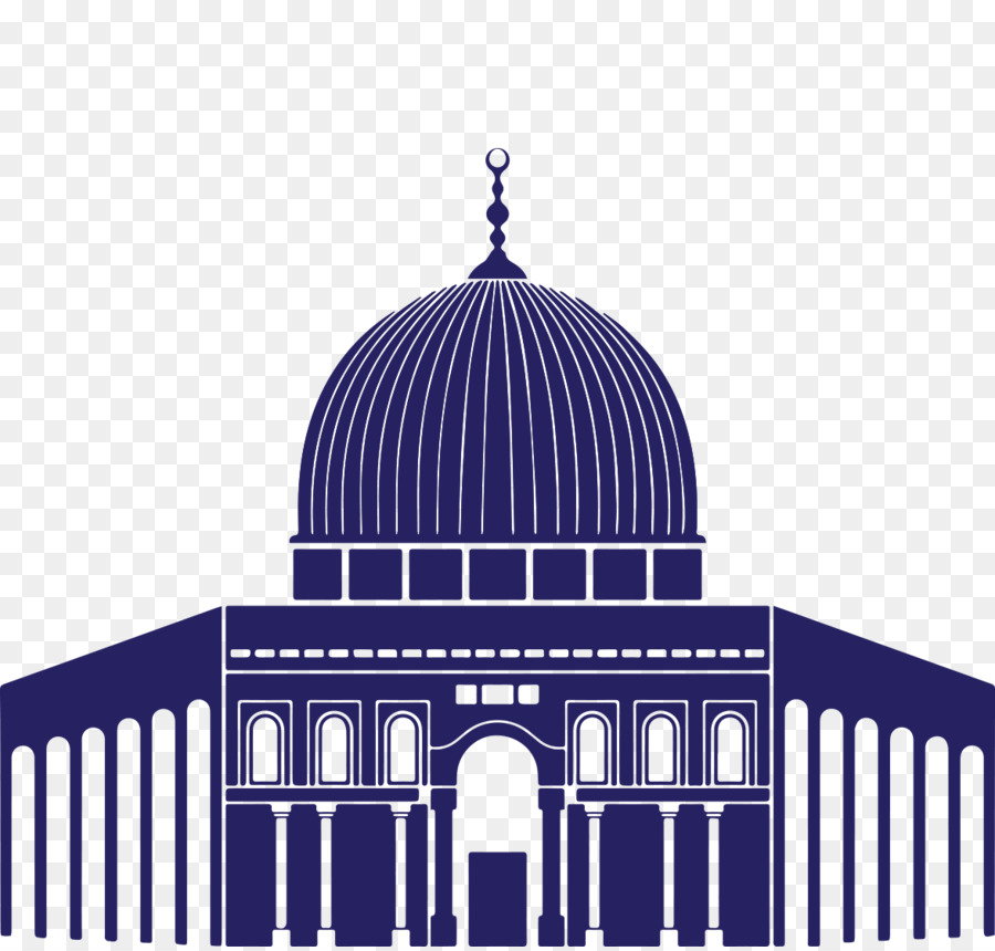 Dome of the Rock State of Palestine Drawing Illustration - Silhouette Palace png download - 1176*1118 - Free Transparent Dome Of The Rock png Download.
