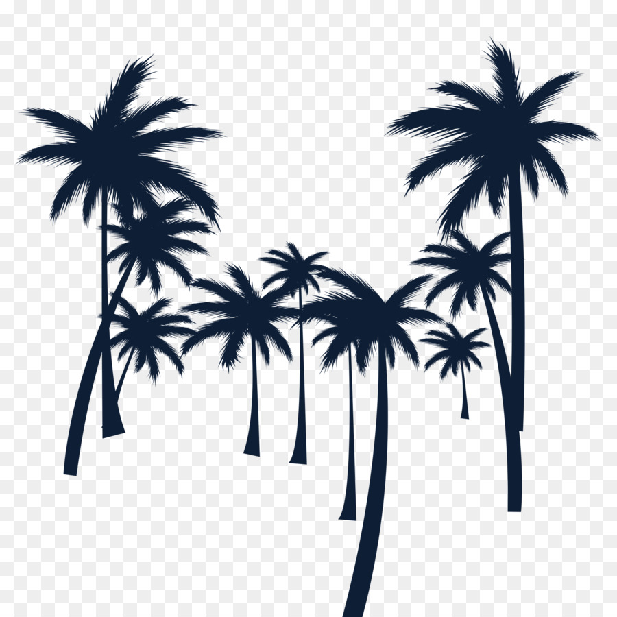 Image Drawing Portable Network Graphics Photograph Illustration - beach silhouette png download - 2000*2000 - Free Transparent Drawing png Download.