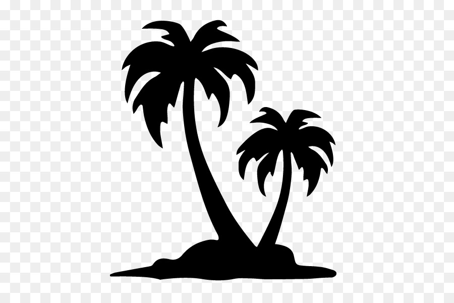 Drawing Palm trees Tutorial Image - beach silhouette png download png download - 500*583 - Free Transparent Drawing png Download.