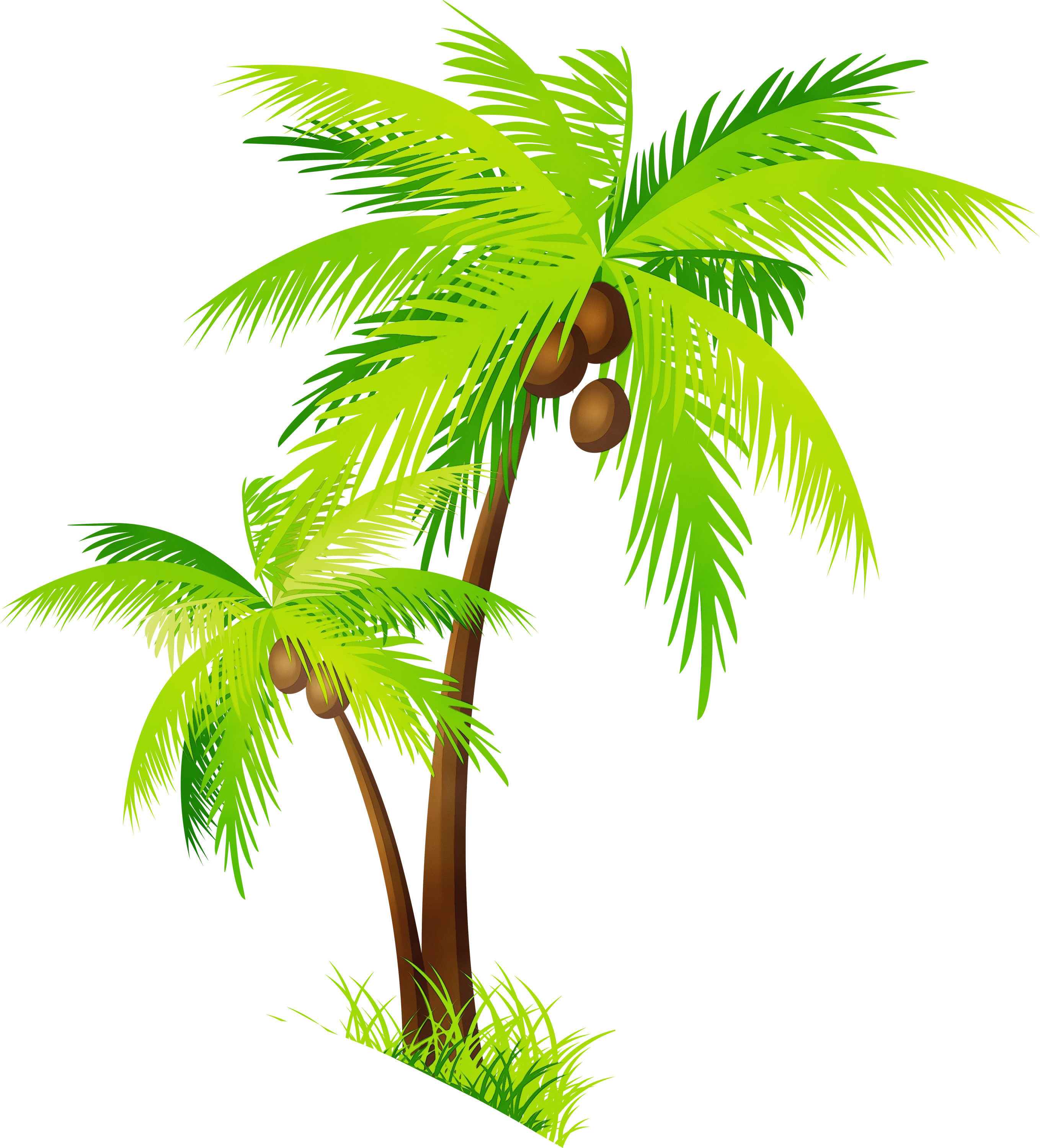 Clip art Coconut Portable Network Graphics Palm trees Transparency