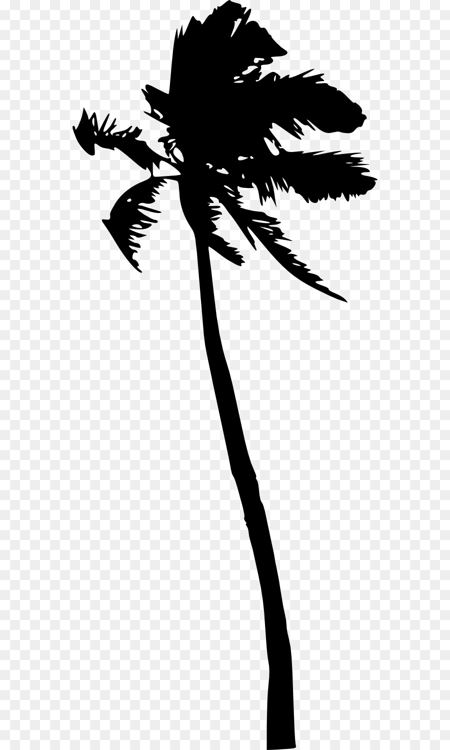 Palm trees Portable Network Graphics Silhouette Clip art Coconut -  png download - 610*1500 - Free Transparent Palm Trees png Download.