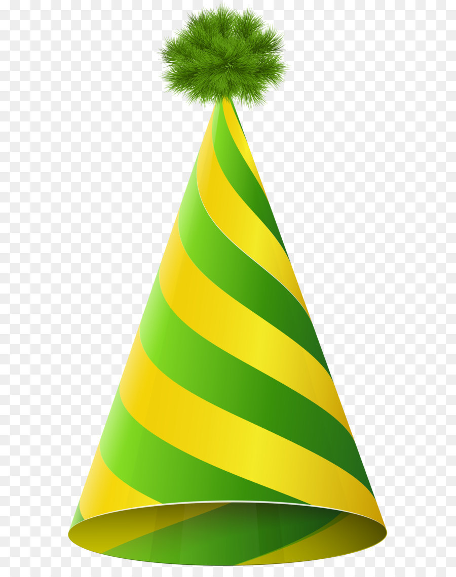 Party hat Birthday Clip art - Party Hat Green Yellow Transparent PNG Clip Art Image png download - 4616*8000 - Free Transparent Party Hat png Download.