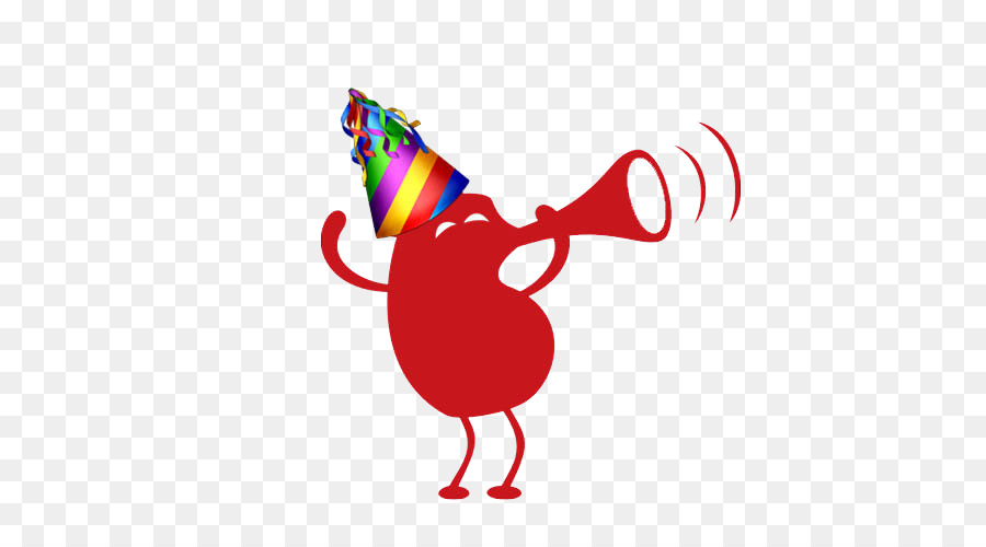Clip art Illustration Birthday Party horn - birthday png download - 500*500 - Free Transparent Birthday png Download.