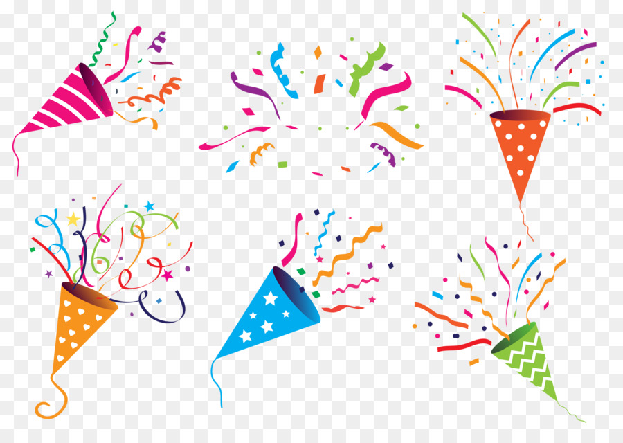 Party popper Vector graphics Clip art Birthday - explode png download - 2500*1740 - Free Transparent Party png Download.