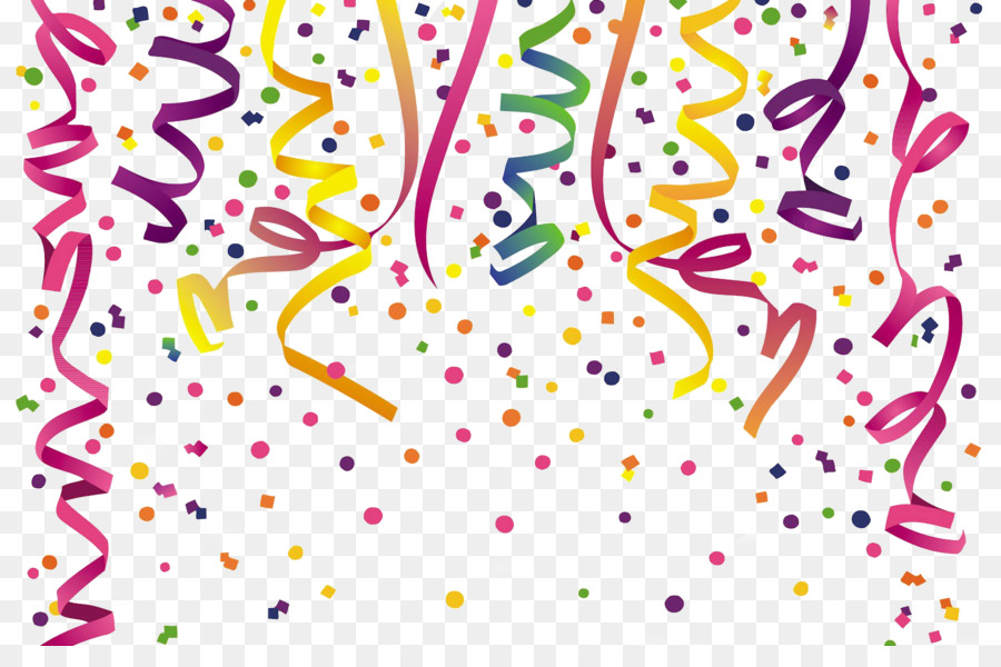 Party popper Clip art Birthday Serpentine streamer - party png confetti png download - 1593*1029 - Free Transparent Party png Download.