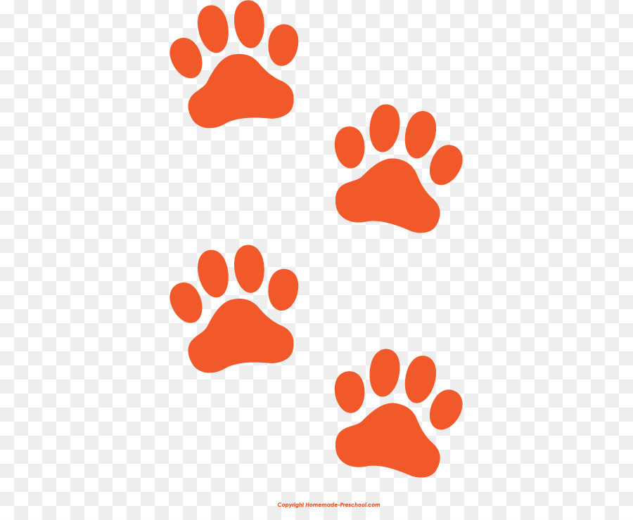 Cat Tiger Dog Paw Clip art - Paw Print Cliparts png download - 417*723 - Free Transparent Cat png Download.